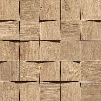 Amv0 35x35 axi golden oak mosaico 3d