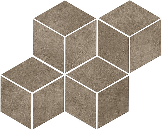 A00e 30x35 raw mud mosaico esagono
