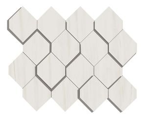 As36 28.2x35.3 marvel bianco dol. mosaico esagono 3d As36 28.2x35.3 marvel bianco dol. mosaico esagono 3d