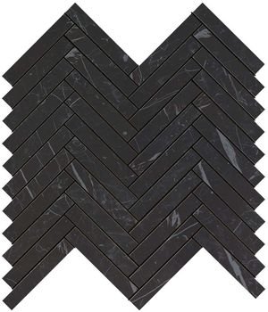 9shn 30.5x30 marvel nero marquina herringbone wall