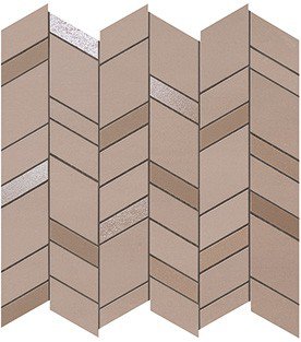 9mcr 30.5x30.5 mek rose mosaico chevron wall