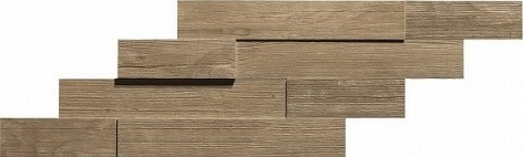 Amwe 20x44 axi brown chestnut brick 3d