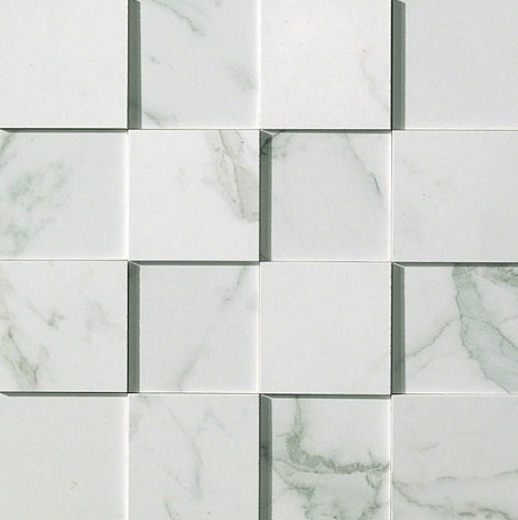 Aslc 30x30 marvel calacatta mosaico 3d Aslc 30x30 marvel calacatta mosaico 3d