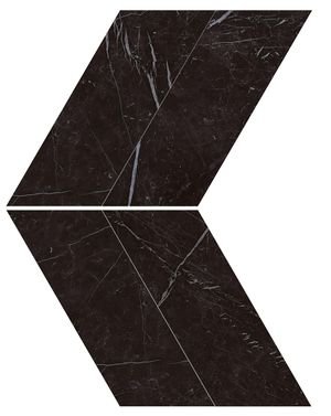 As1w 22.5x22.9 marvel nero marquina chevron lappato