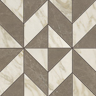 Aepu 36.5x36.5 marvel gris-calacatta mosaico cubes lap. Aepu 36.5x36.5 marvel gris-calacatta mosaico cubes lap.