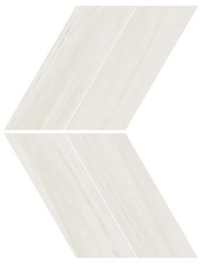 As1q 22.5x22.9 marvel bianco dolomite chevron lappato