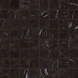 As3z 30x30 marvel nero marquina mosaico matt