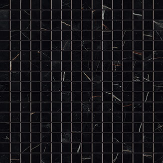 Aovb 30x30 marvel black atlantis  mosaico lappato