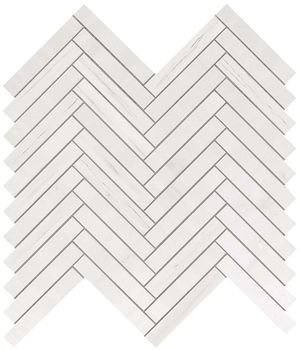 9shd 30.5x30 marvel bianco dolomite herringbone wall