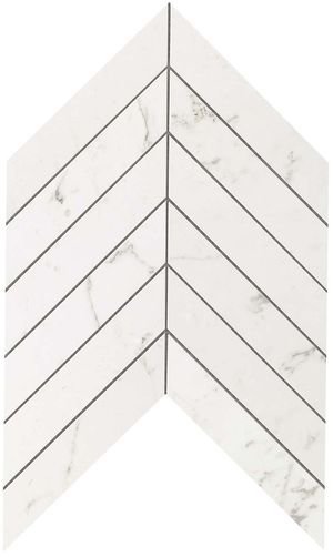 9sca 30.5x25 marvel carrara pure chevron wall