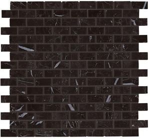 As35 29.8x29.8 marvel nero m. mosaico lapp. burattato