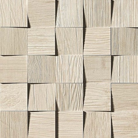 Amv7 35x35 axi white pine mosaico 3d Amv7 35x35 axi white pine mosaico 3d