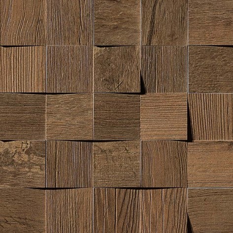 Amv9 35x35 axi dark oak mosaico 3d Amv9 35x35 axi dark oak mosaico 3d