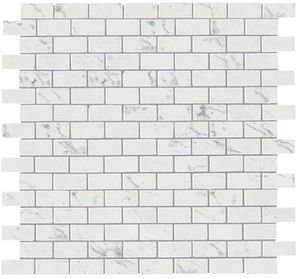 As34 29.8x29.8 marvel carrara p. mosaico lapp. burattato