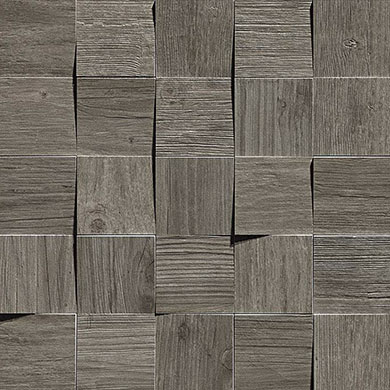 Amv4 35x35 axi grey timber mosaico 3d Amv4 35x35 axi grey timber mosaico 3d