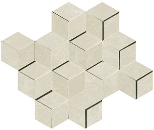 Aepi 30.5x26.4 marvel imperial white mosaico 3d