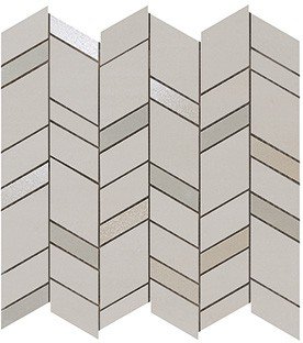 9mce 30.5x30.5 mek medium mosaico chevron wall