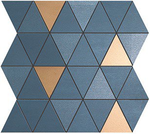 9mdu 30.5x30.5 mek blue mosaico diamond gold wall