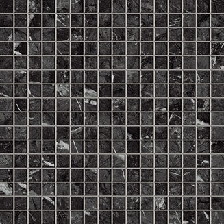 Aova 30x30 marvel grigio intenso mosaico lappato