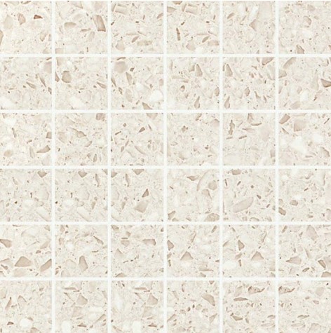 As7r 30x30 marvel terrazzo cream mosaico lappato