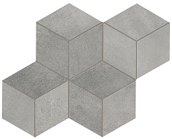 A0ul 30x35 blaze aluminium mosaico esagono lapp