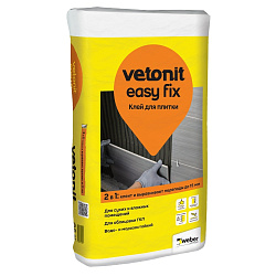 Клей vetonit easy fix 25 kg (n)