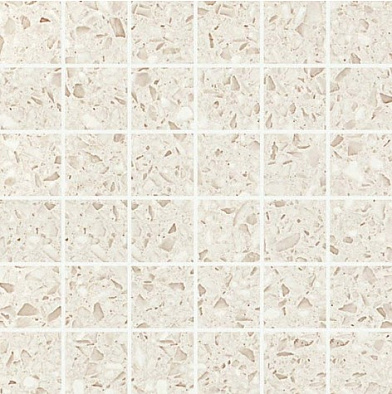As7r 30x30 marvel terrazzo cream mosaico lappato