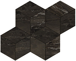 Aepl 30x35 marvel absolute brown mos. esagono lap.