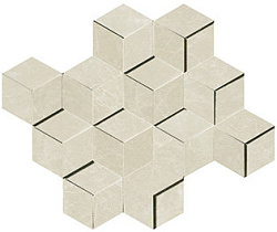 Aepi 30.5x26.4 marvel imperial white mosaico 3d