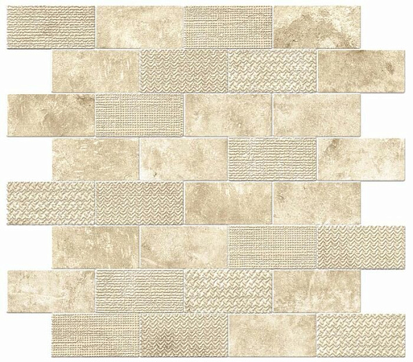 9akb 30.5x30.5 aix blanc minibrick tumbled