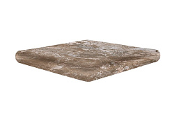 Ступень клинкерная угловая exagres maverick cartabon fiorentino canela 33x33