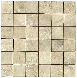 A0tz  30x30 aix blanc mosaico tumbled
