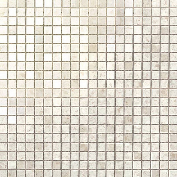 9mzc 30.5x30.5 marvel terrazzo cream micromosaico