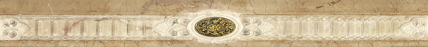 Бордюр настенный kerasol alicante cenefa dorado 10x90