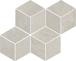 A00c 30x35 raw pearl mosaico esagono
