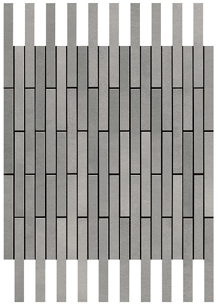 A0uu 36.1x29.4 blaze aluminium mosaico twin