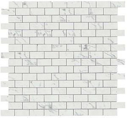 As34 29.8x29.8 marvel carrara p. mosaico lapp. burattato