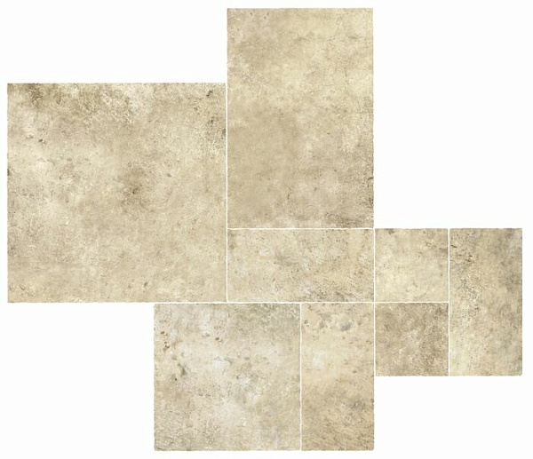 A04x 75x75 aix blanc kit multiformato tumbled