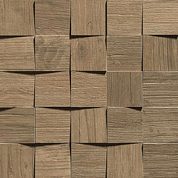 Amv8 35x35 axi brown chestnut mosaico 3d