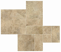 A04y 75x75 aix beige kit multiformato tumbled