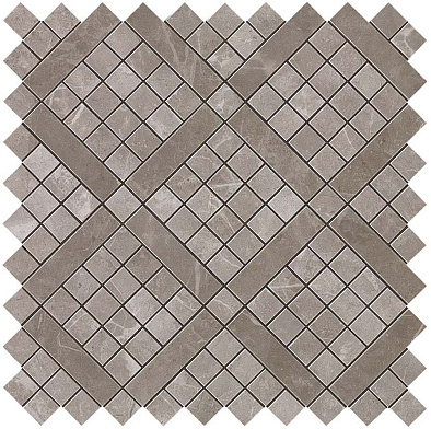 9mvd 30.5x30.5 marvel grey fleury diagonal mosaic
