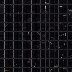 Aovb 30x30 marvel black atlantis  mosaico lappato