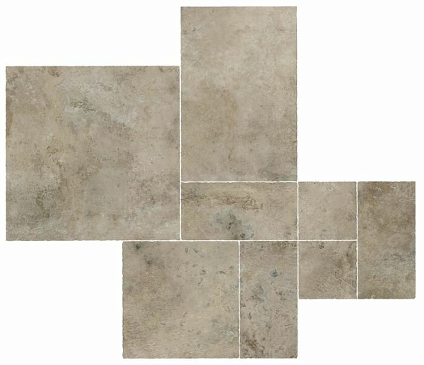 A04z 75x75 aix cendre kit multiformato tumbled A04z 75x75 aix cendre kit multiformato tumbled