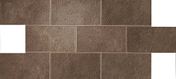 A1e6 21.7x43.6 dwell brown leather brick lappato