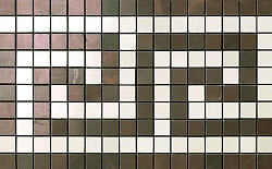 Asm8 18.5x30 marvel bronze-champagne greca mosaico