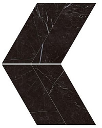 As1w 22.5x22.9 marvel nero marquina chevron lappato