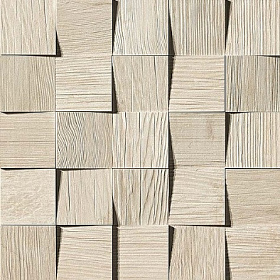 Amv7 35x35 axi white pine mosaico 3d