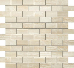600110000202 s.o. pure white brick mosaic - с.о. пьюр вайт брик мозаика 30.5x30.5