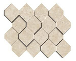 As38 28.2x35.3 marvel cream prestige mosaico esagono 3d
