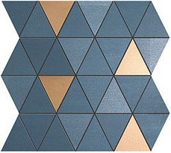 9mdu 30.5x30.5 mek blue mosaico diamond gold wall